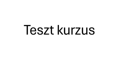 Gábor teszt 1